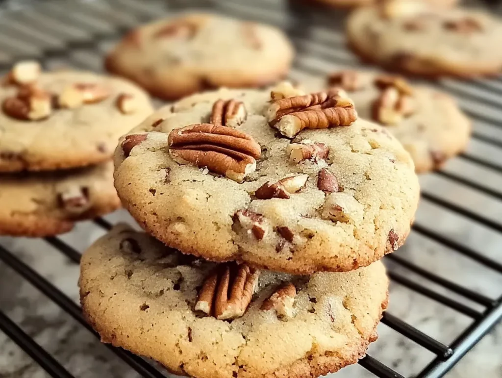 Pecan Sandies recipe, Classic Pecan Cookies, Pecan Shortbread Cookies