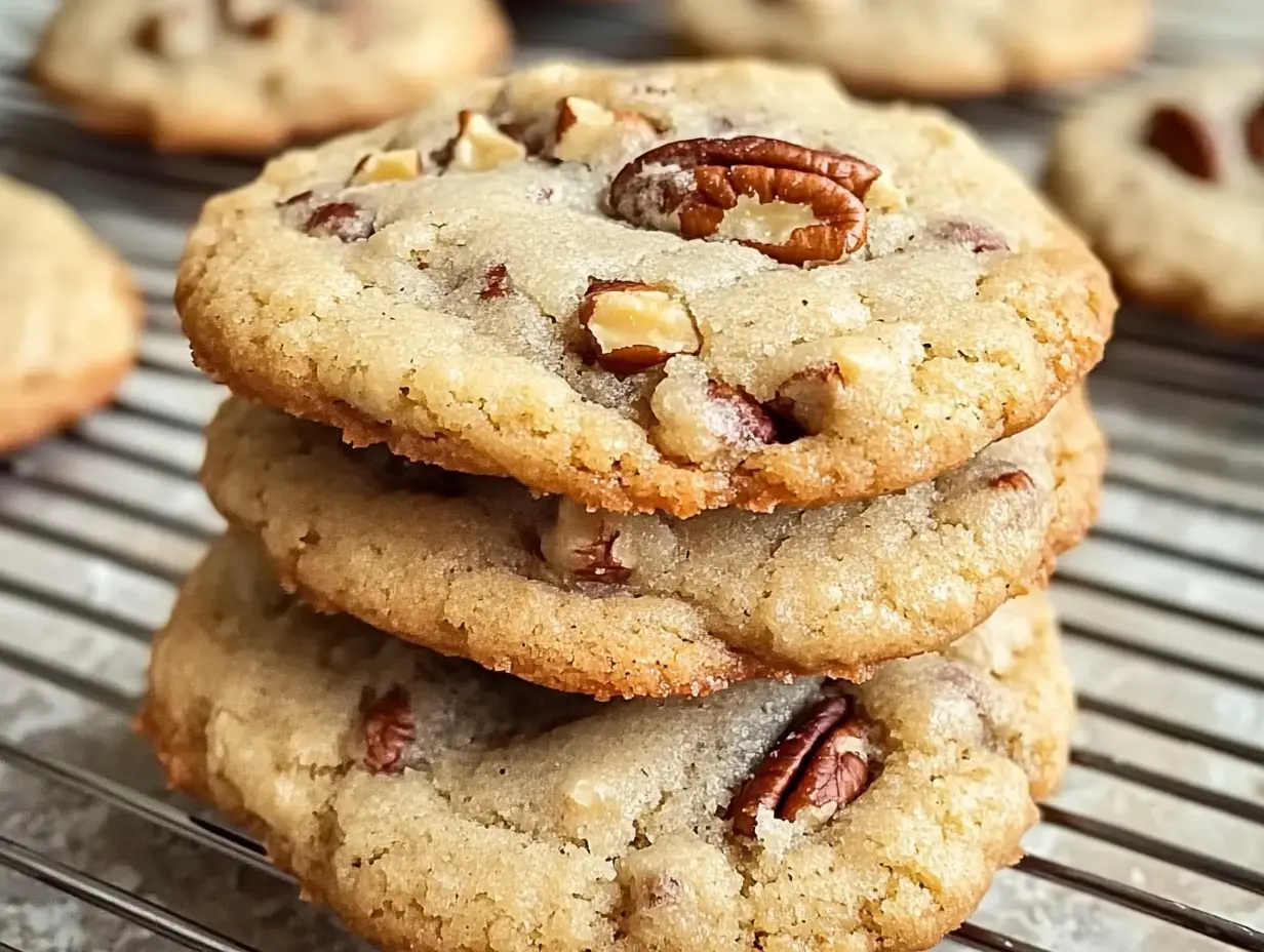 Pecan Sandies recipe, Classic Pecan Cookies, Pecan Shortbread Cookies