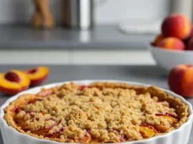 Peach Crumble
