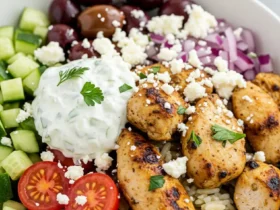 Greek Chicken Power Bowls
