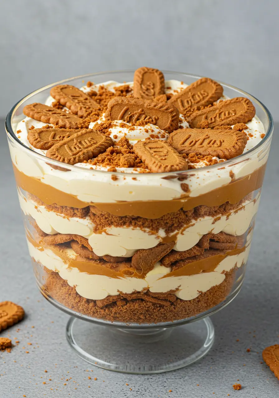Lotus Biscoff dessert