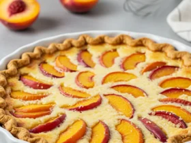 Peach Custard Pie