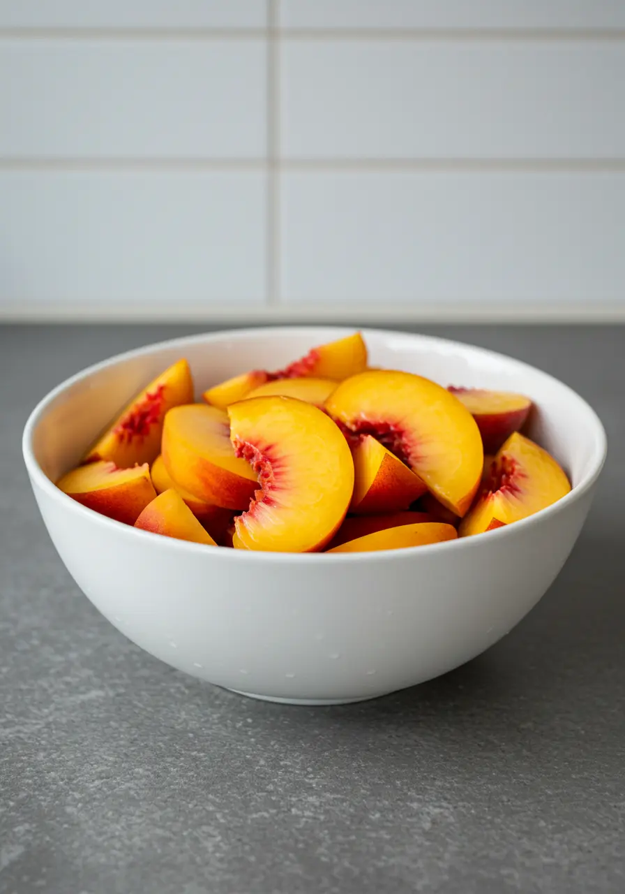 Peach Custard Pie