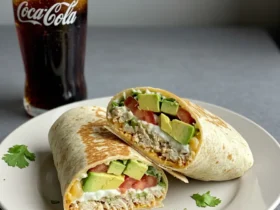 Healthy Chicken Wrap with Avocado