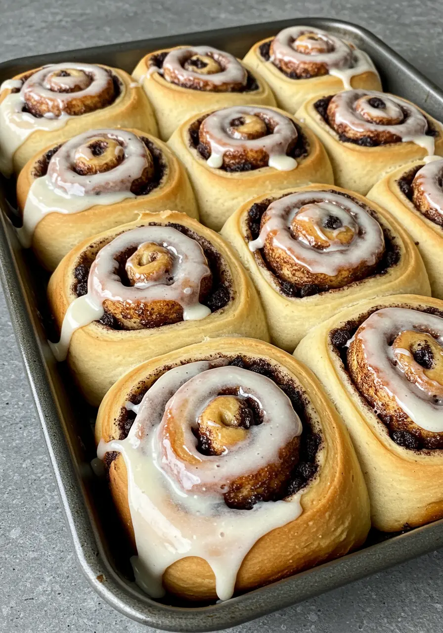 Oreo-Stuffed Cinnamon Rolls