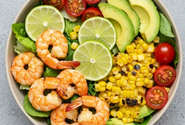 Grilled Shrimp and Avocado Salad