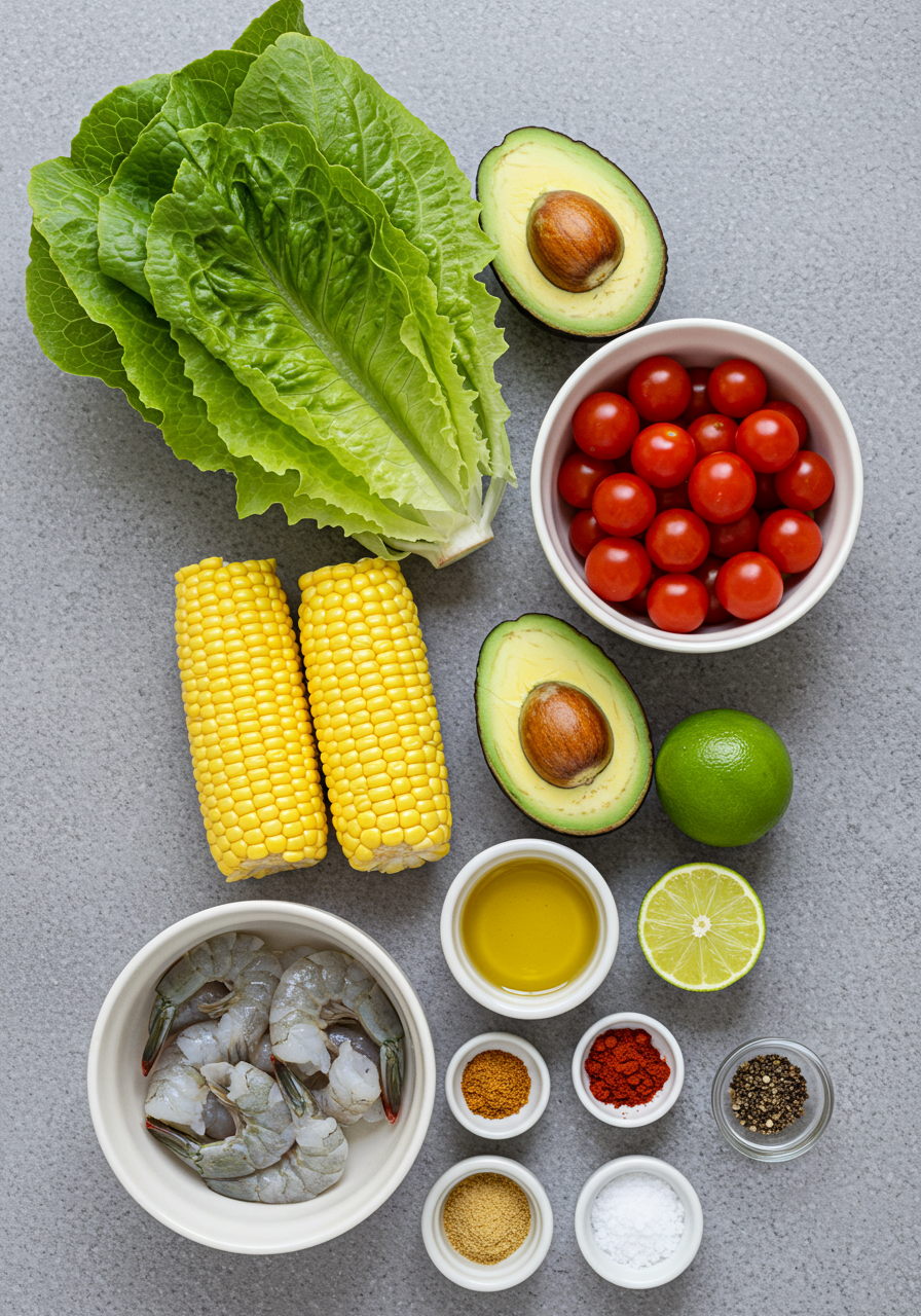 Grilled Shrimp and Avocado Salad