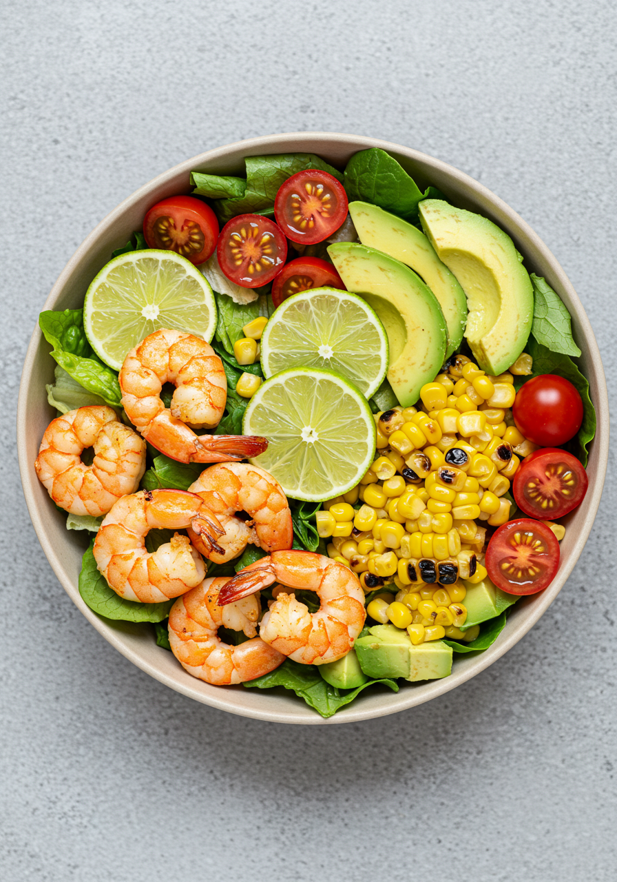 Grilled Shrimp and Avocado Salad