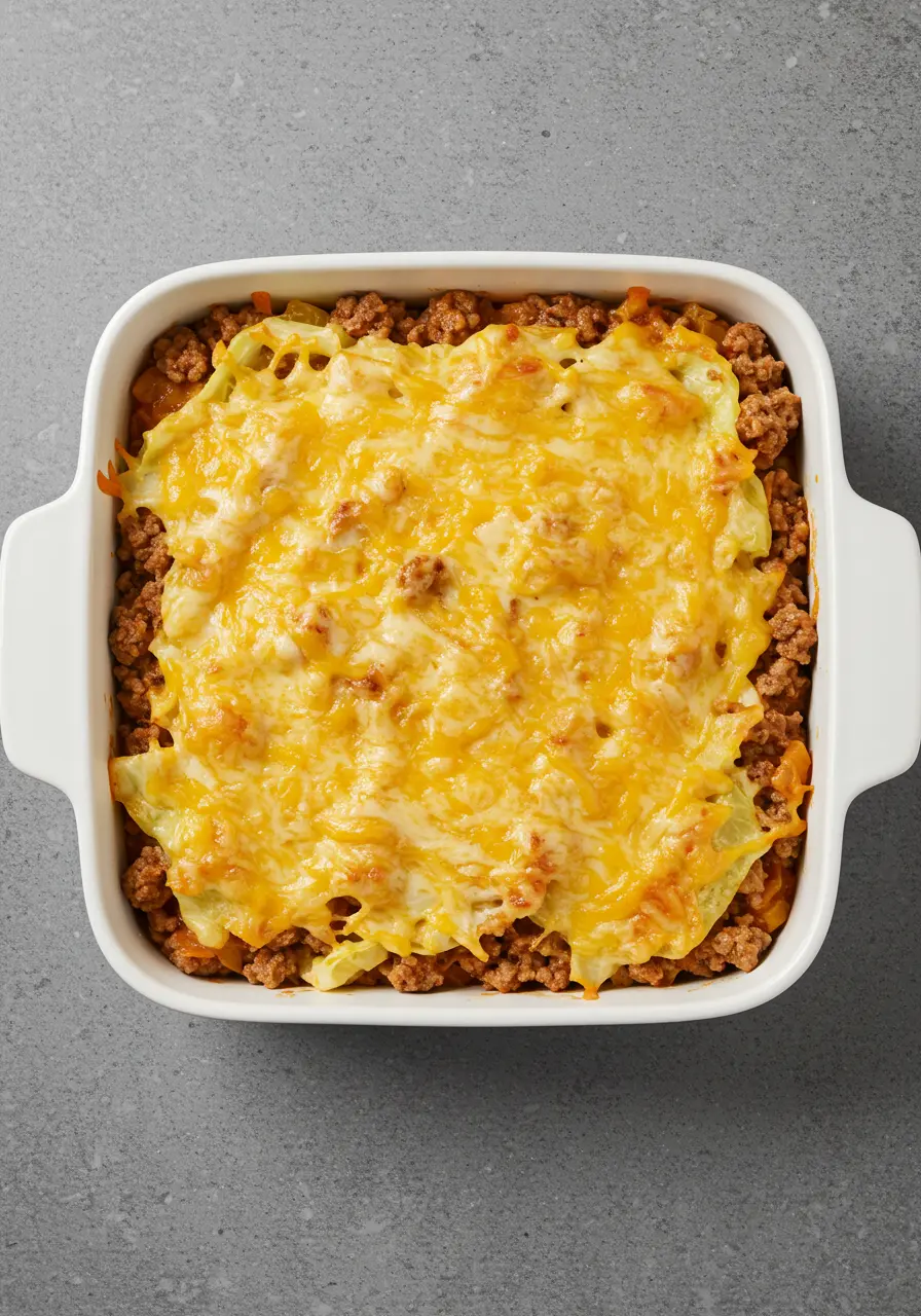Ground Beef and Cabbage Casserole Recipe