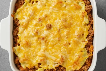 Ground Beef and Cabbage Casserole Recipe