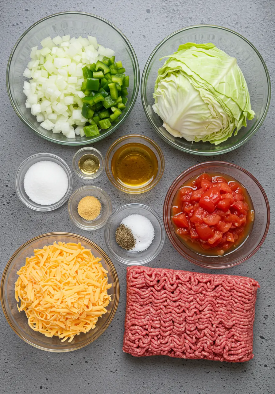 Ground Beef and Cabbage Casserole