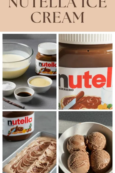 Nutella Ice Cream Recipe