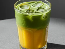 Iced Mango Matcha Latte