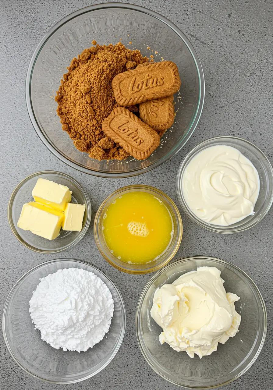 No-bake Biscoff cheesecake