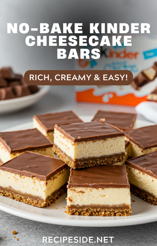No-Bake Kinder Dessert Bars