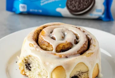 Oreo-Stuffed Cinnamon Rolls