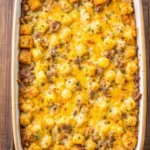 Sausage Cream Cheese Tater Tot Breakfast Casserole Recipe