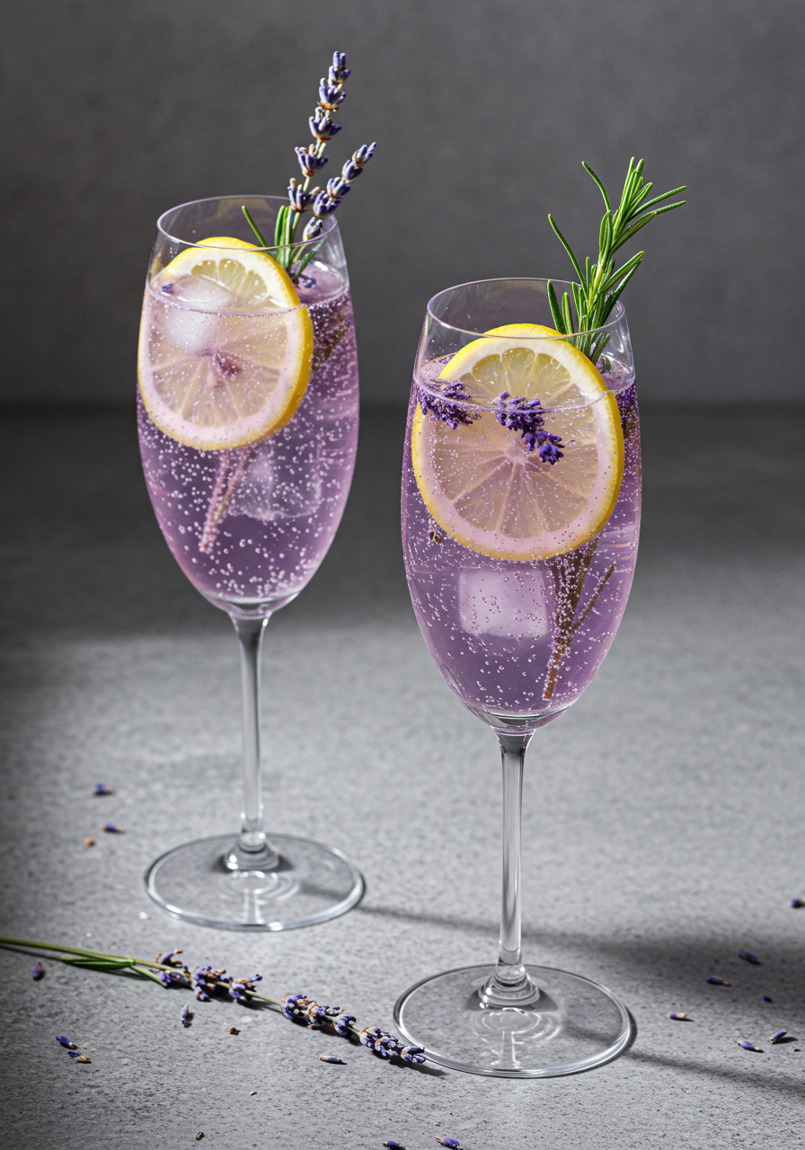 Lavender Sparkling Lemonade