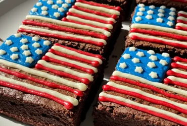 4th of July Brownie Bars