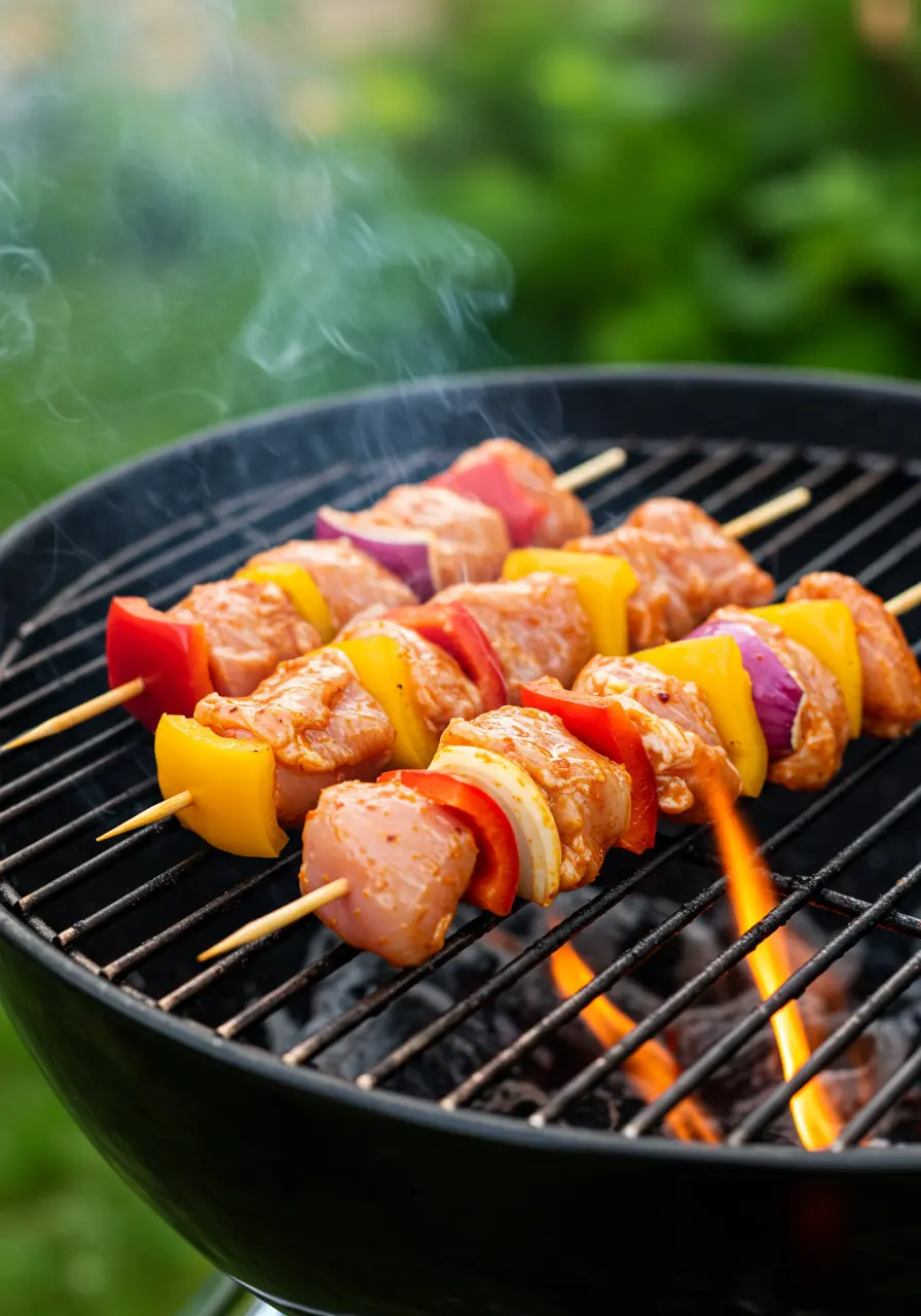 BBQ Chicken Skewers