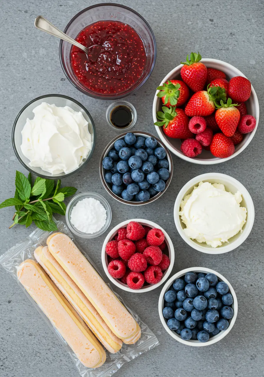 No-Bake Berry Trifle