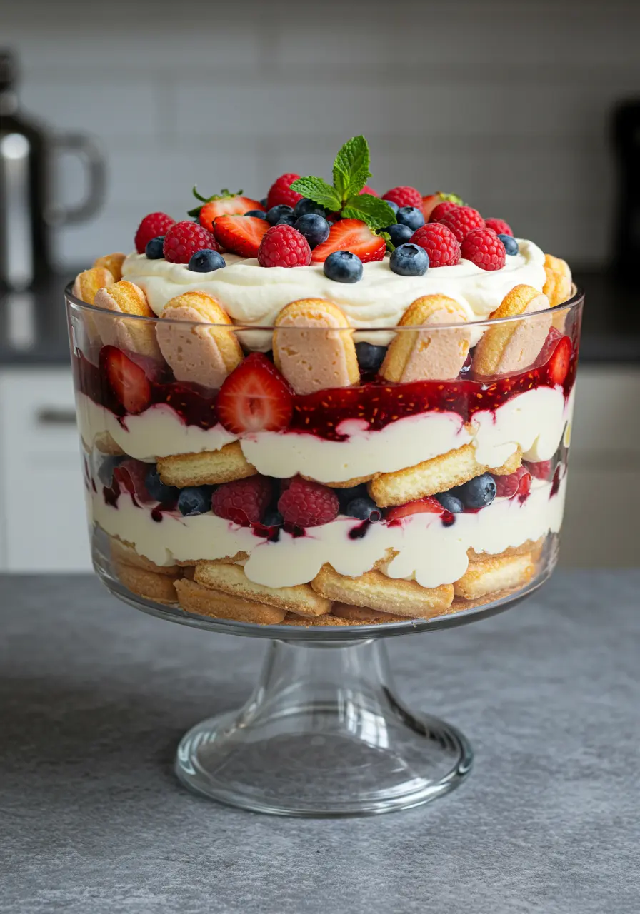 No-Bake Berry Trifle