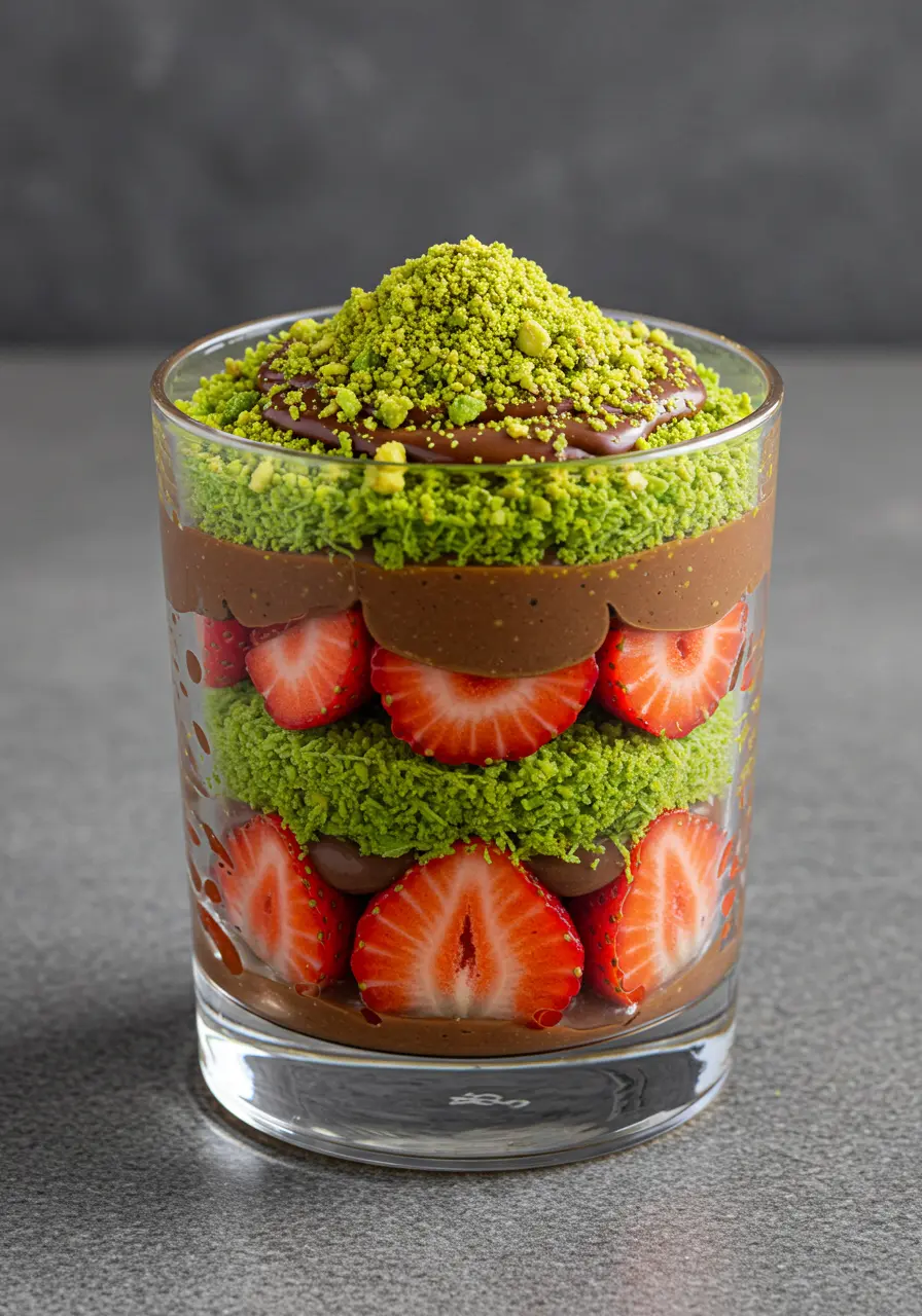 Dubai Chocolate Strawberry Cups