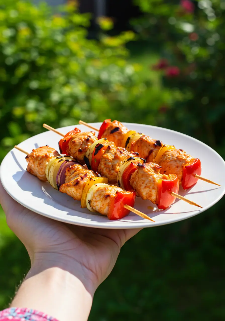 BBQ Chicken Skewers