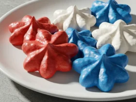 4th of July Meringue Cookies