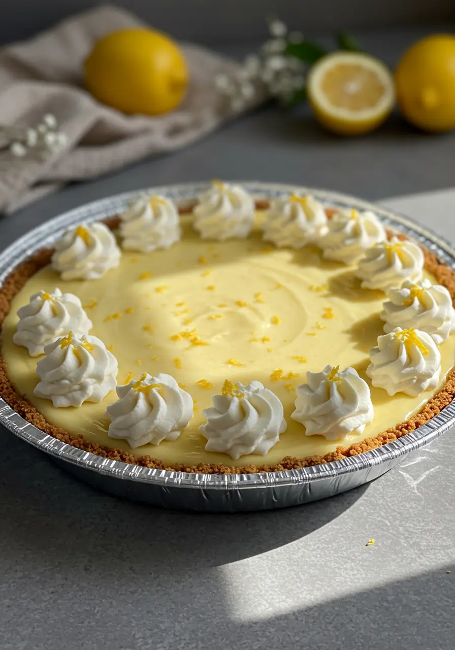 No-Bake Lemon Icebox Pie