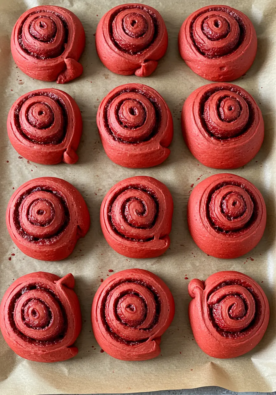 Red Velvet Cinnamon Rolls