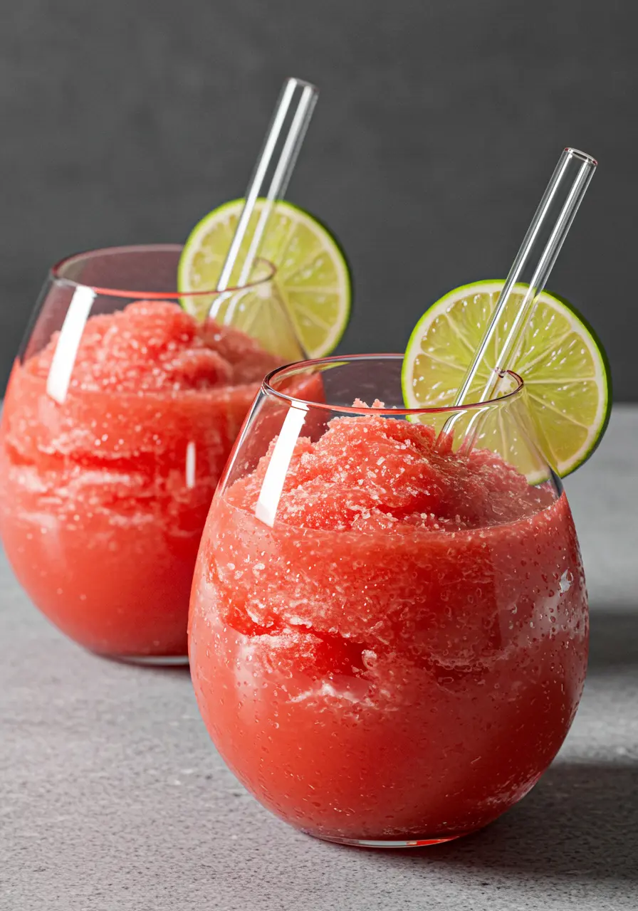 Watermelon Slushie with 3 Ingredients
