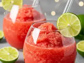 Watermelon Slushie with 3 Ingredients