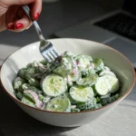 creamy cucumber salad