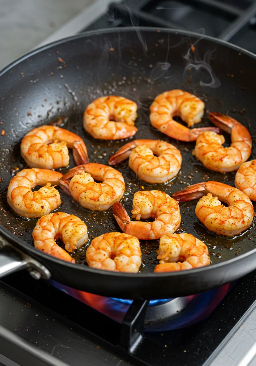 Shrimp Tacos with Avocado-Mango Salsa